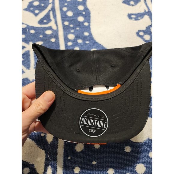 Dragon Ball Z Son Goku Adjustable Snapback Hat Bioworld W/ Patch Black  Cap New - Picture 5 of 7